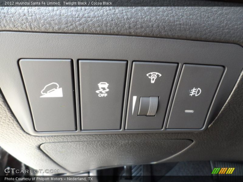 Twilight Black / Cocoa Black 2012 Hyundai Santa Fe Limited