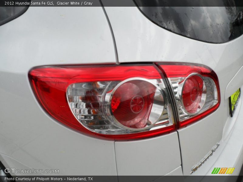 Glacier White / Gray 2012 Hyundai Santa Fe GLS