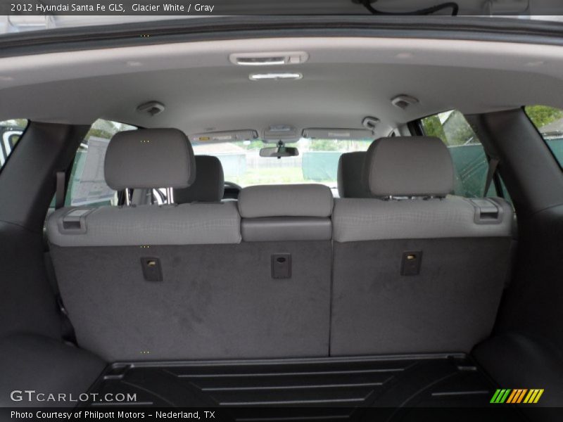 Glacier White / Gray 2012 Hyundai Santa Fe GLS