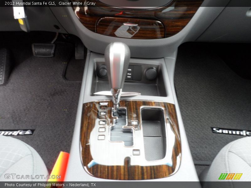 Glacier White / Gray 2012 Hyundai Santa Fe GLS