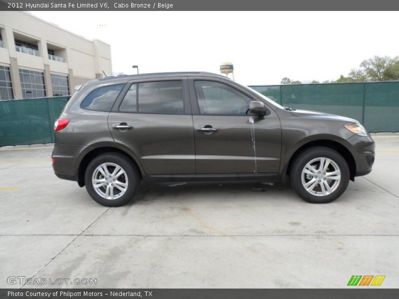Cabo Bronze / Beige 2012 Hyundai Santa Fe Limited V6