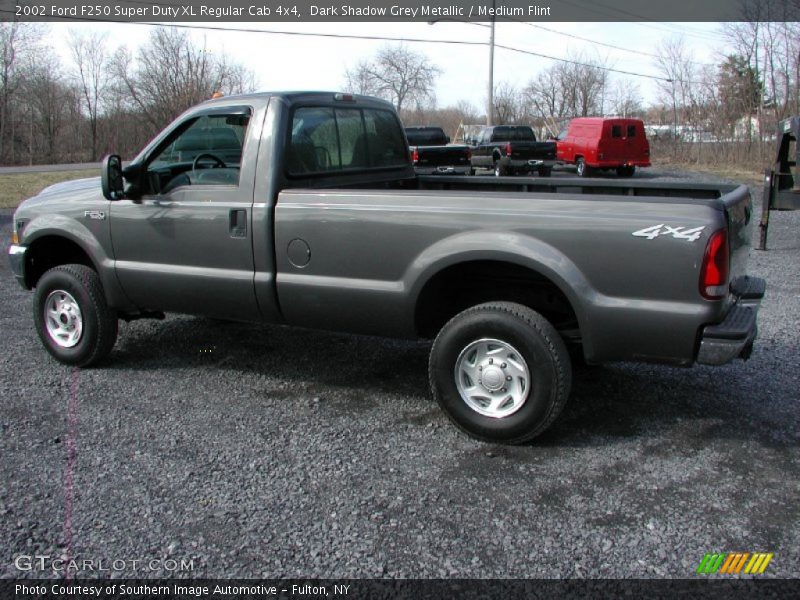 Dark Shadow Grey Metallic / Medium Flint 2002 Ford F250 Super Duty XL Regular Cab 4x4