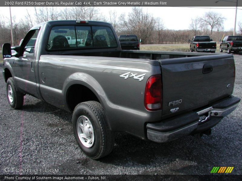 Dark Shadow Grey Metallic / Medium Flint 2002 Ford F250 Super Duty XL Regular Cab 4x4