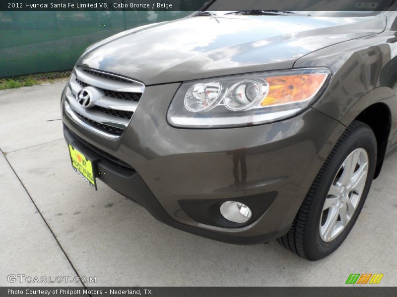 Cabo Bronze / Beige 2012 Hyundai Santa Fe Limited V6