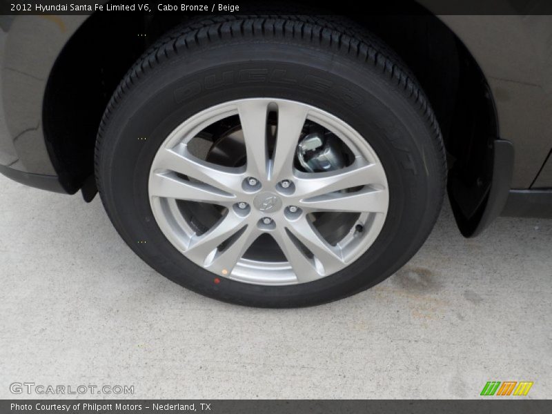 Cabo Bronze / Beige 2012 Hyundai Santa Fe Limited V6