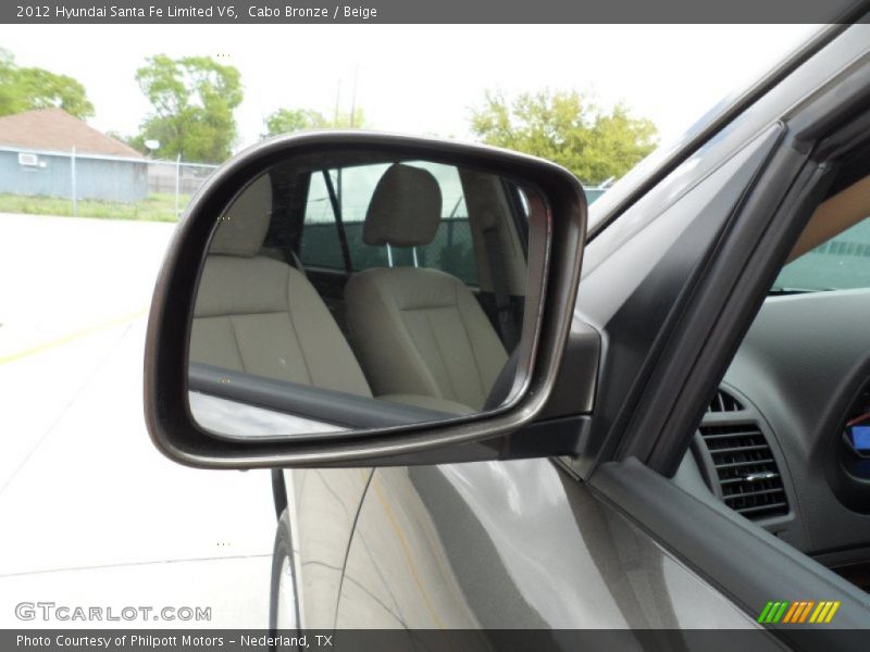 Cabo Bronze / Beige 2012 Hyundai Santa Fe Limited V6