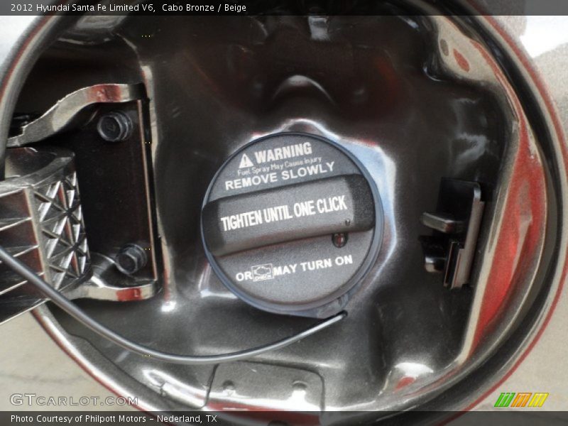 Cabo Bronze / Beige 2012 Hyundai Santa Fe Limited V6