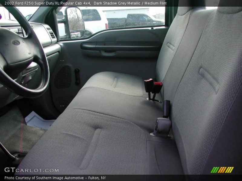 Dark Shadow Grey Metallic / Medium Flint 2002 Ford F250 Super Duty XL Regular Cab 4x4