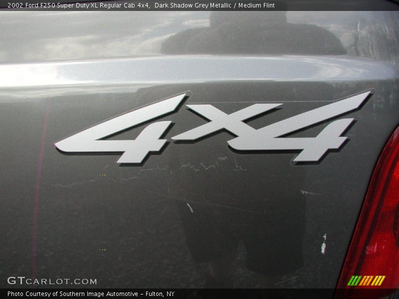 Dark Shadow Grey Metallic / Medium Flint 2002 Ford F250 Super Duty XL Regular Cab 4x4