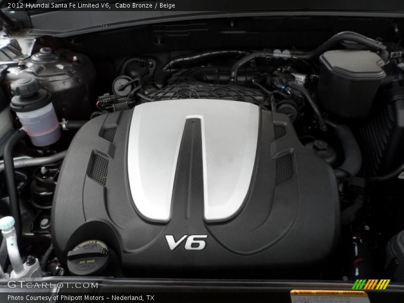 Cabo Bronze / Beige 2012 Hyundai Santa Fe Limited V6