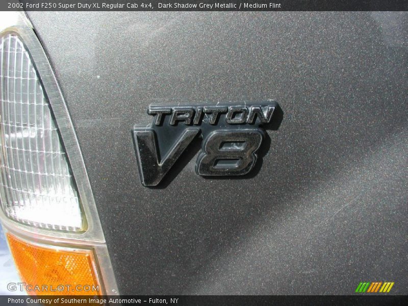 Dark Shadow Grey Metallic / Medium Flint 2002 Ford F250 Super Duty XL Regular Cab 4x4
