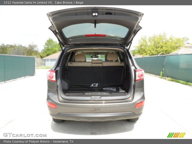 Cabo Bronze / Beige 2012 Hyundai Santa Fe Limited V6