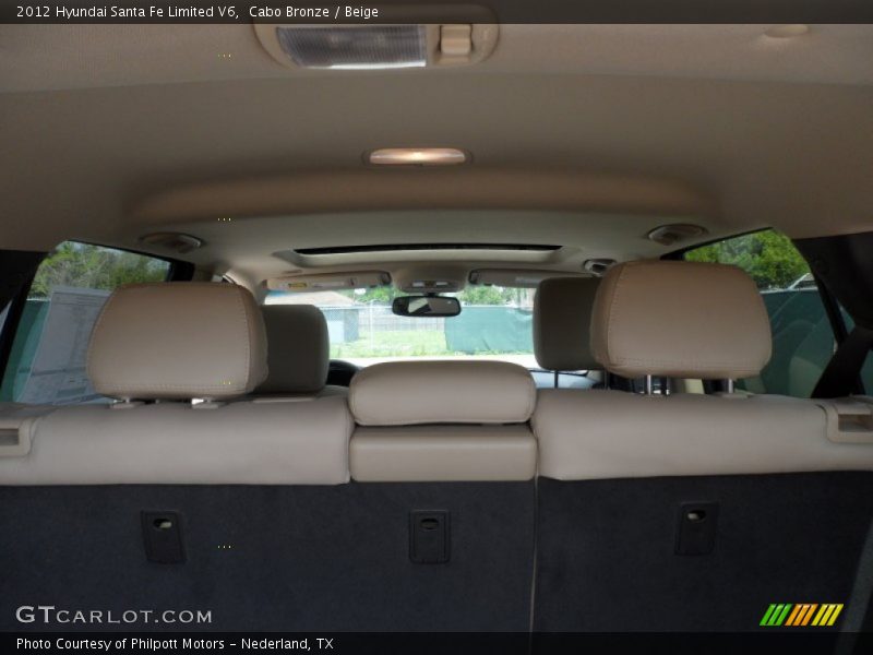 Cabo Bronze / Beige 2012 Hyundai Santa Fe Limited V6