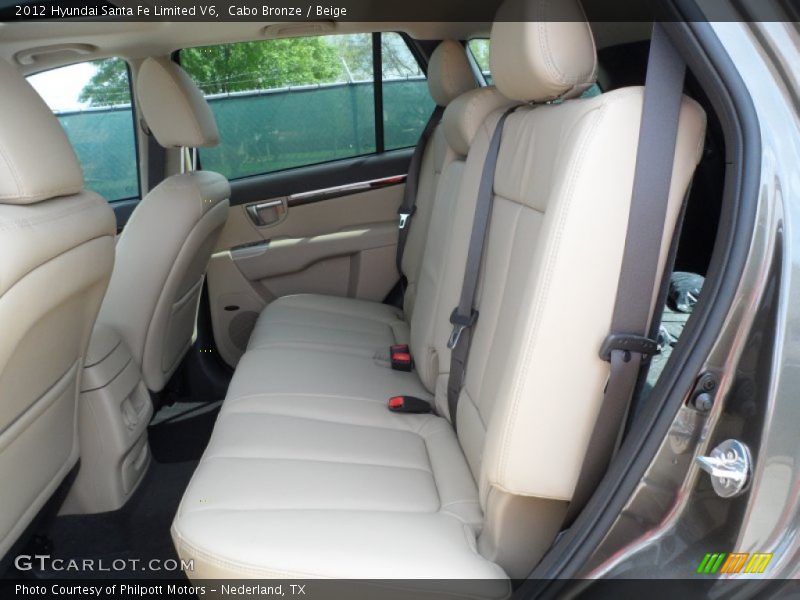 Cabo Bronze / Beige 2012 Hyundai Santa Fe Limited V6