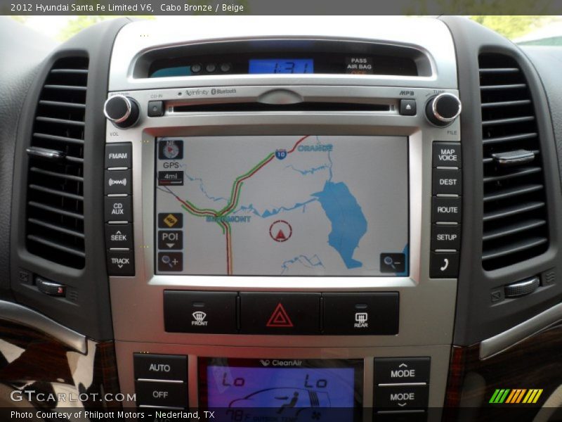 Cabo Bronze / Beige 2012 Hyundai Santa Fe Limited V6
