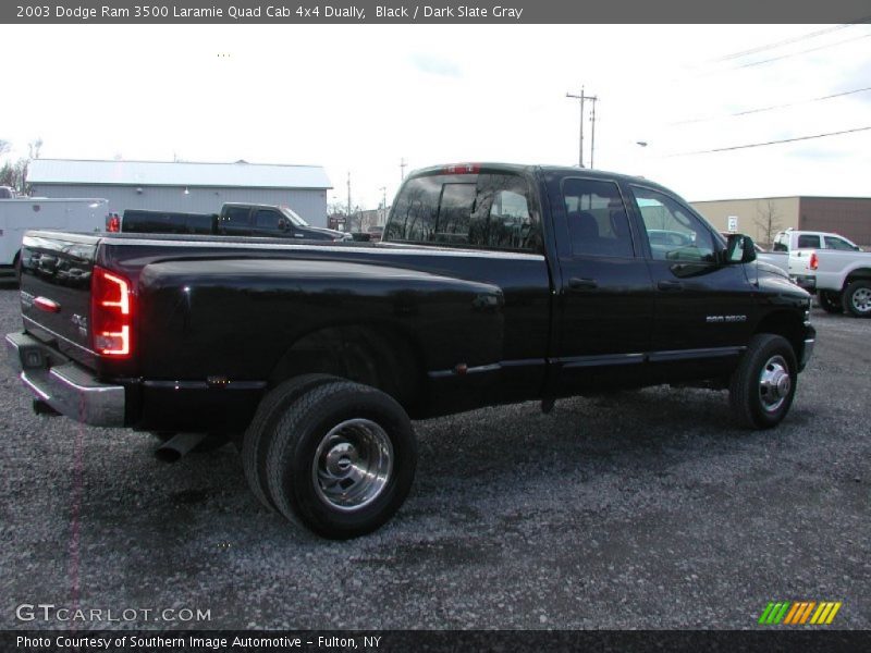 Black / Dark Slate Gray 2003 Dodge Ram 3500 Laramie Quad Cab 4x4 Dually