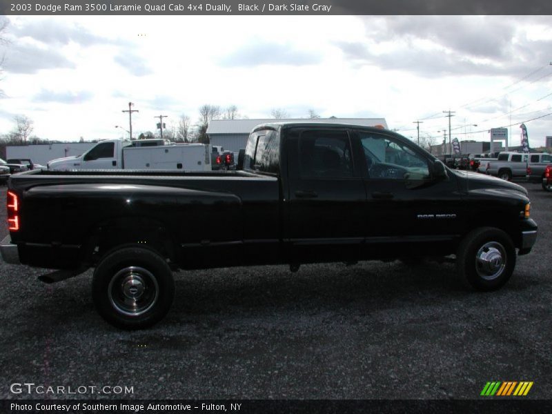 Black / Dark Slate Gray 2003 Dodge Ram 3500 Laramie Quad Cab 4x4 Dually