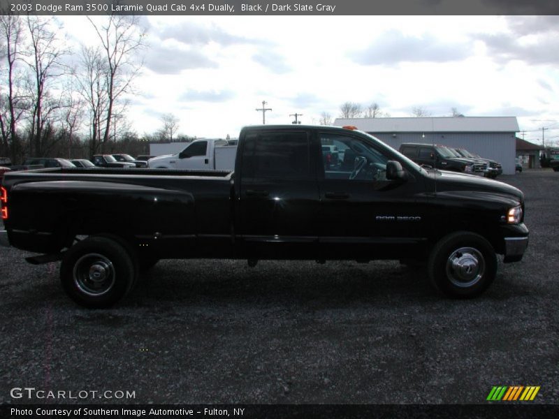 Black / Dark Slate Gray 2003 Dodge Ram 3500 Laramie Quad Cab 4x4 Dually