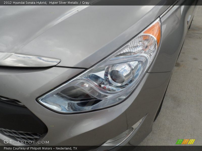 Hyper Silver Metallic / Gray 2012 Hyundai Sonata Hybrid