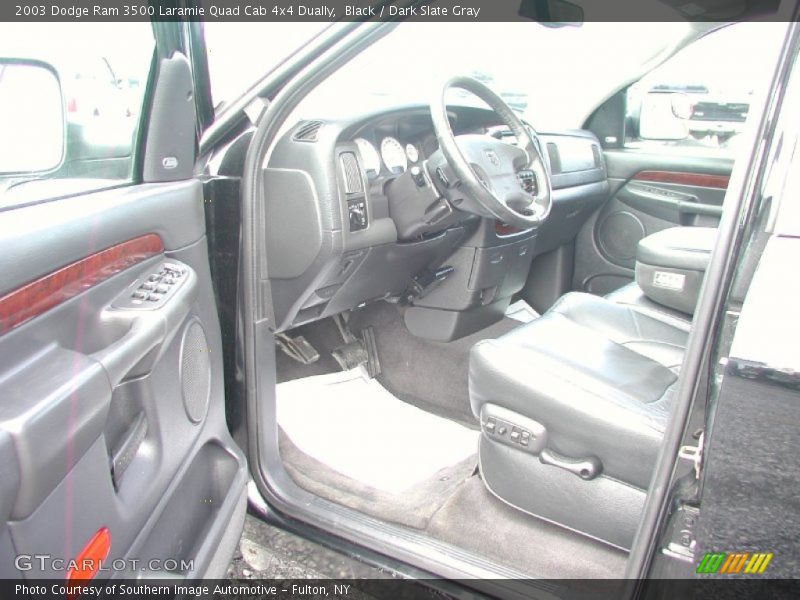 Black / Dark Slate Gray 2003 Dodge Ram 3500 Laramie Quad Cab 4x4 Dually