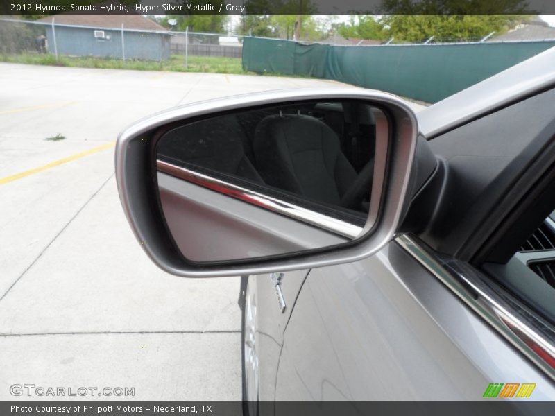 Hyper Silver Metallic / Gray 2012 Hyundai Sonata Hybrid