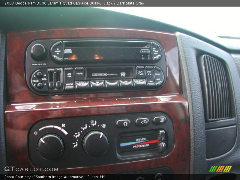 Black / Dark Slate Gray 2003 Dodge Ram 3500 Laramie Quad Cab 4x4 Dually