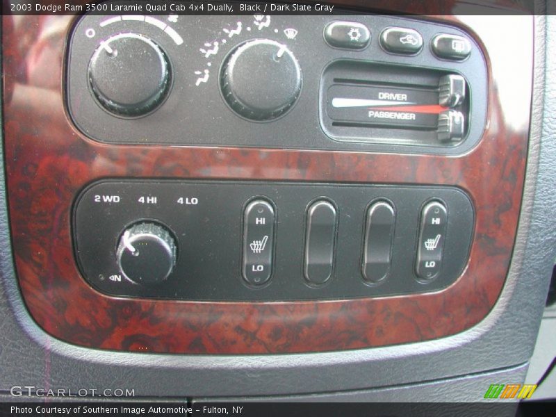 Black / Dark Slate Gray 2003 Dodge Ram 3500 Laramie Quad Cab 4x4 Dually