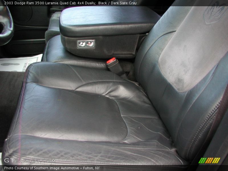 Black / Dark Slate Gray 2003 Dodge Ram 3500 Laramie Quad Cab 4x4 Dually