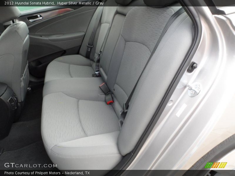 Hyper Silver Metallic / Gray 2012 Hyundai Sonata Hybrid