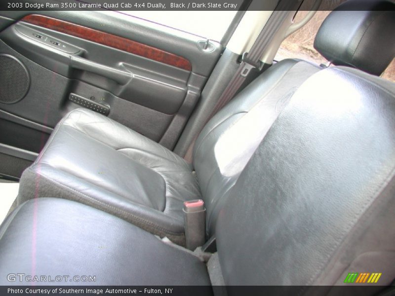 Black / Dark Slate Gray 2003 Dodge Ram 3500 Laramie Quad Cab 4x4 Dually