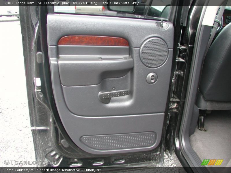 Black / Dark Slate Gray 2003 Dodge Ram 3500 Laramie Quad Cab 4x4 Dually