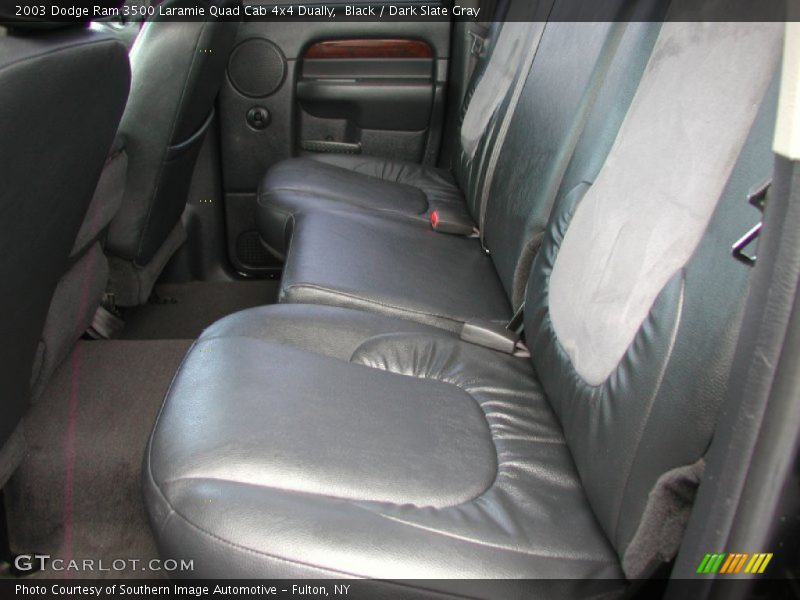 Black / Dark Slate Gray 2003 Dodge Ram 3500 Laramie Quad Cab 4x4 Dually