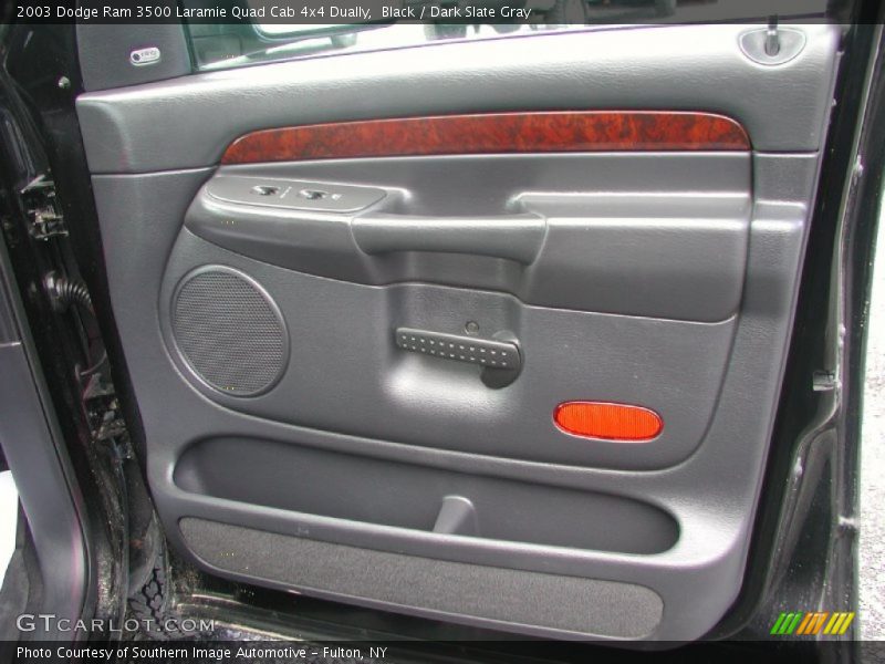 Black / Dark Slate Gray 2003 Dodge Ram 3500 Laramie Quad Cab 4x4 Dually