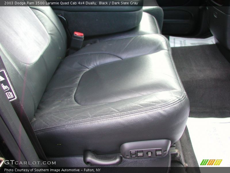 Black / Dark Slate Gray 2003 Dodge Ram 3500 Laramie Quad Cab 4x4 Dually