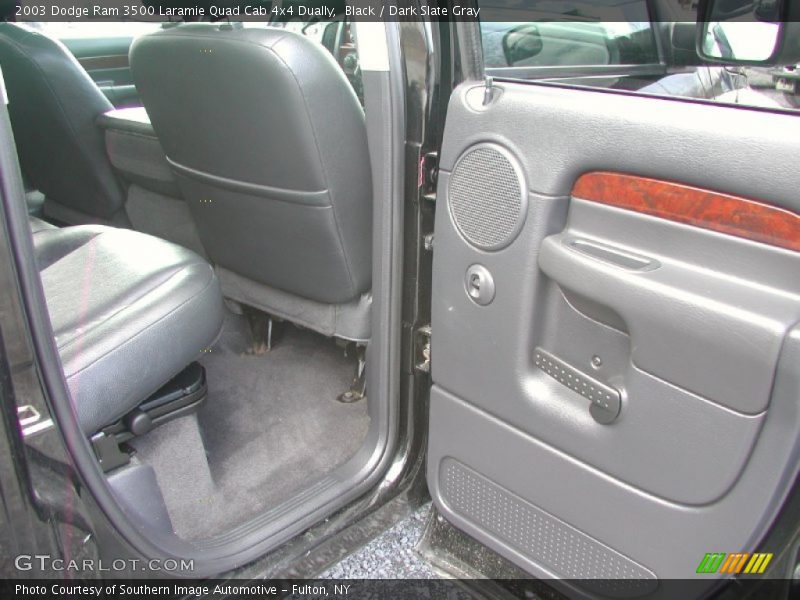 Black / Dark Slate Gray 2003 Dodge Ram 3500 Laramie Quad Cab 4x4 Dually