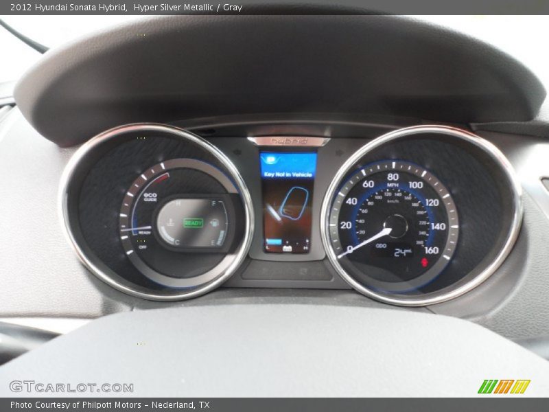  2012 Sonata Hybrid Hybrid Gauges