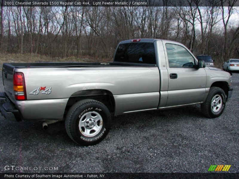 Light Pewter Metallic / Graphite 2001 Chevrolet Silverado 1500 Regular Cab 4x4