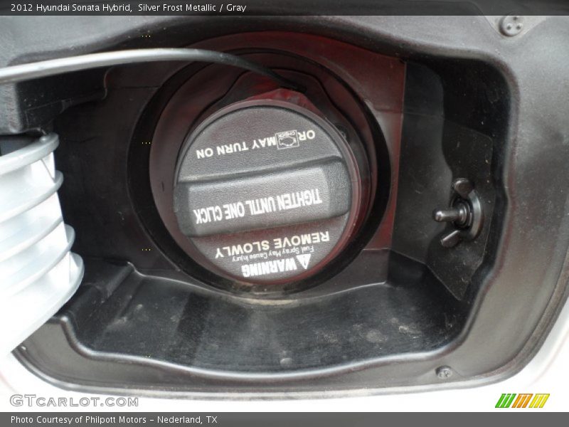 Silver Frost Metallic / Gray 2012 Hyundai Sonata Hybrid