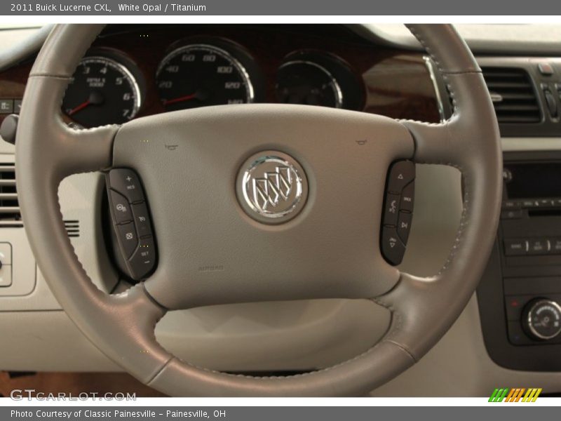 White Opal / Titanium 2011 Buick Lucerne CXL