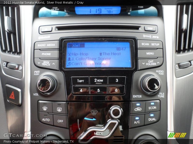 Audio System of 2012 Sonata Hybrid