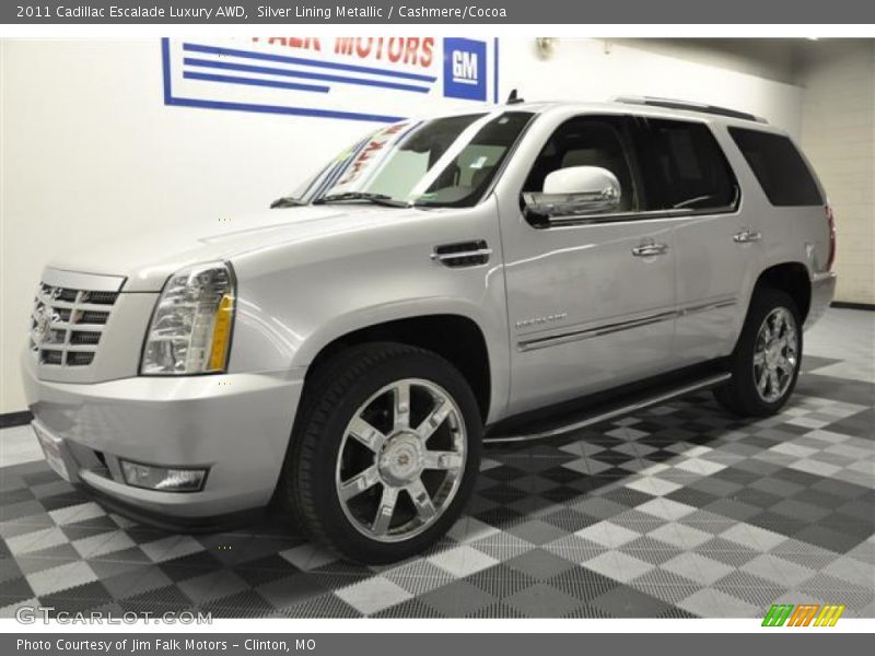 Silver Lining Metallic / Cashmere/Cocoa 2011 Cadillac Escalade Luxury AWD