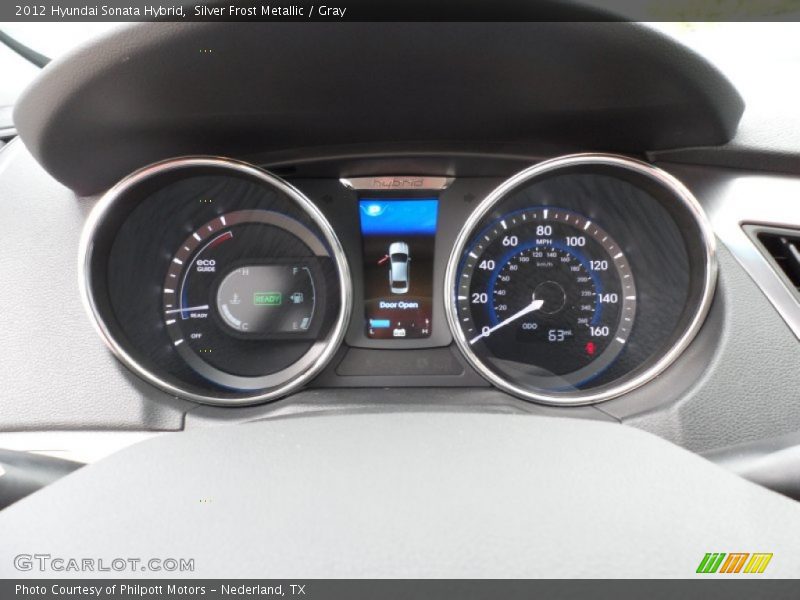  2012 Sonata Hybrid Hybrid Gauges
