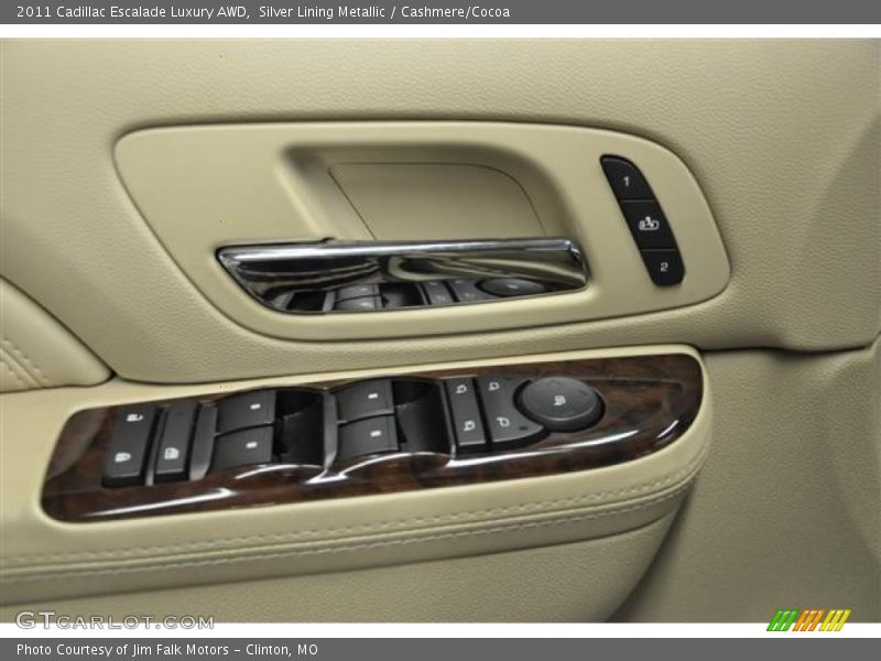 Silver Lining Metallic / Cashmere/Cocoa 2011 Cadillac Escalade Luxury AWD