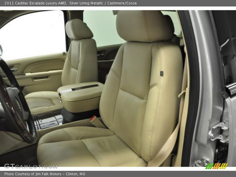 Silver Lining Metallic / Cashmere/Cocoa 2011 Cadillac Escalade Luxury AWD