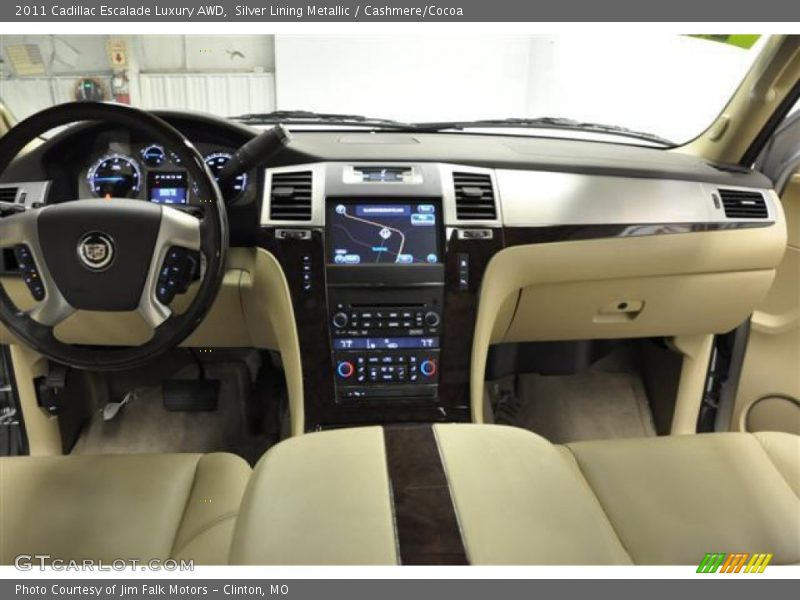 Silver Lining Metallic / Cashmere/Cocoa 2011 Cadillac Escalade Luxury AWD