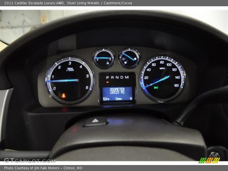Silver Lining Metallic / Cashmere/Cocoa 2011 Cadillac Escalade Luxury AWD
