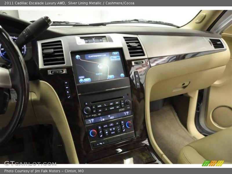 Silver Lining Metallic / Cashmere/Cocoa 2011 Cadillac Escalade Luxury AWD