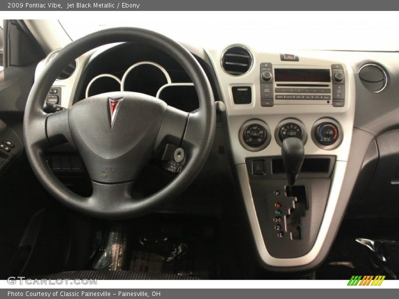 Jet Black Metallic / Ebony 2009 Pontiac Vibe