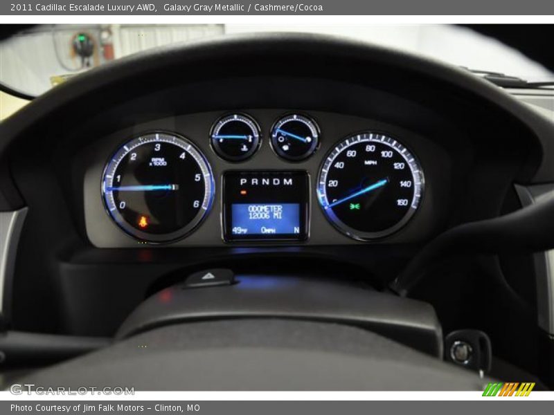 Galaxy Gray Metallic / Cashmere/Cocoa 2011 Cadillac Escalade Luxury AWD