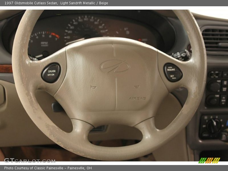 Light Sandrift Metallic / Beige 1997 Oldsmobile Cutlass Sedan